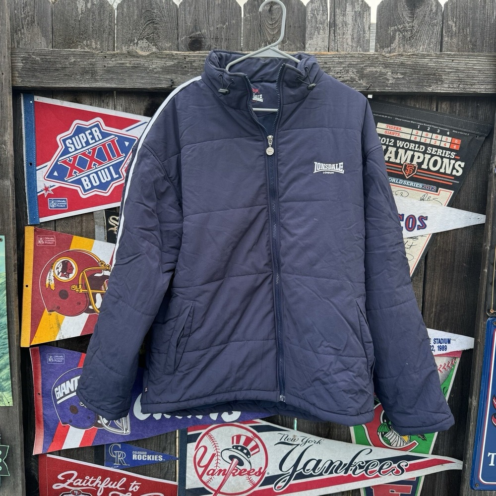 Size XL - Longsdale London Blue Warm Coat
